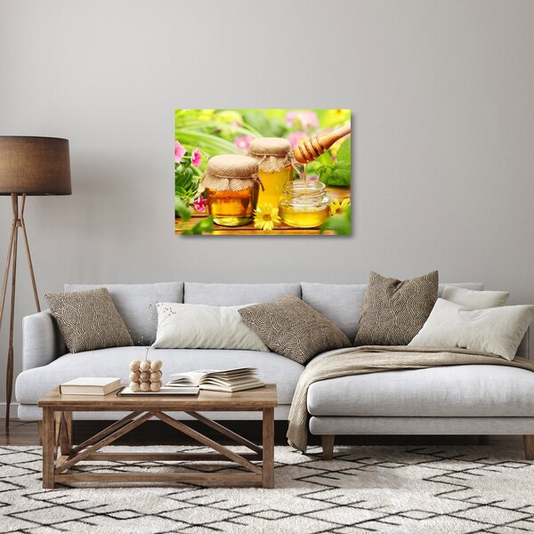 Staklena slika meda (70x50 cm)