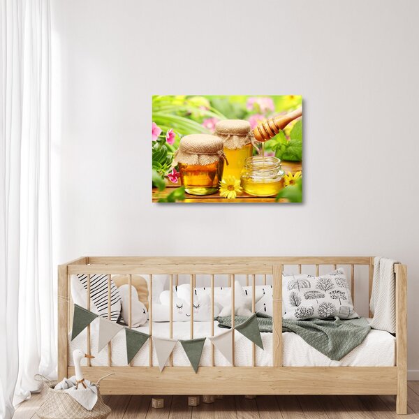 Staklena slika meda (70x50 cm)
