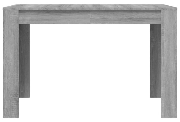 Blagovaonski stol boja hrasta 120x60x76 cm konstruirano drvo - Sivi hrast sonoma 1 Sivi hrast sonoma