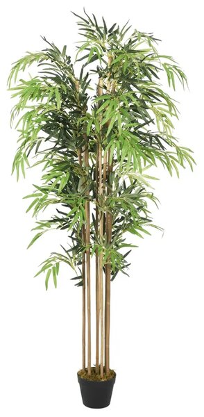 Umjetno stablo bambusa 1095 listova 150 cm zeleno - 150 cm (okrugli) 1 150 cm (okrugli)