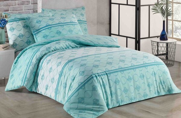 Pamučna posteljina ALCUDIA plava Dimenzije posteljine: 2 ks 70 x 90 cm | 200 x 220 cm