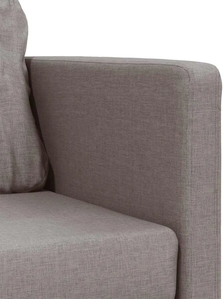 Podni kauč na razvlačenje 2-u-1 smeđesivi 112x174x55 cm baršun - Sivo-smeđa 112 x 60 x 55 cm 1 Sivo-smeđa