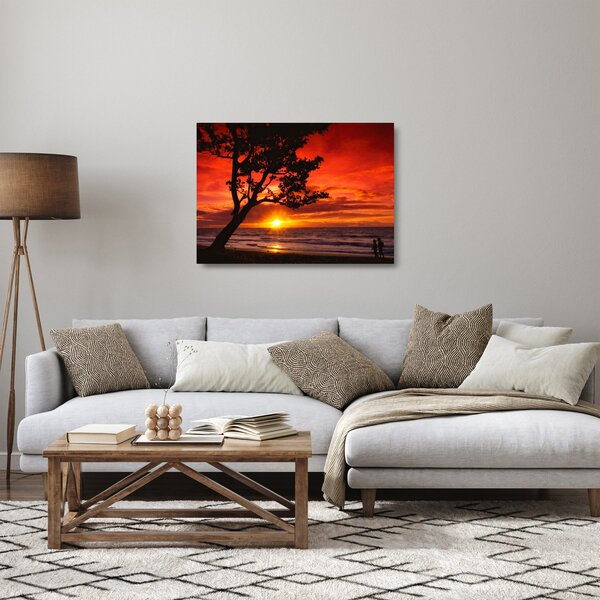 Staklena slika - Zalazak sunca (70x50 cm)
