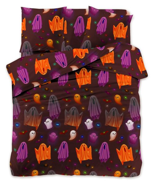 Posteljina od mikrovlakana SPOOKY SOIREE crna Dimenzije posteljine: 2 kom 70 x 80 cm | 160 x 200 cm