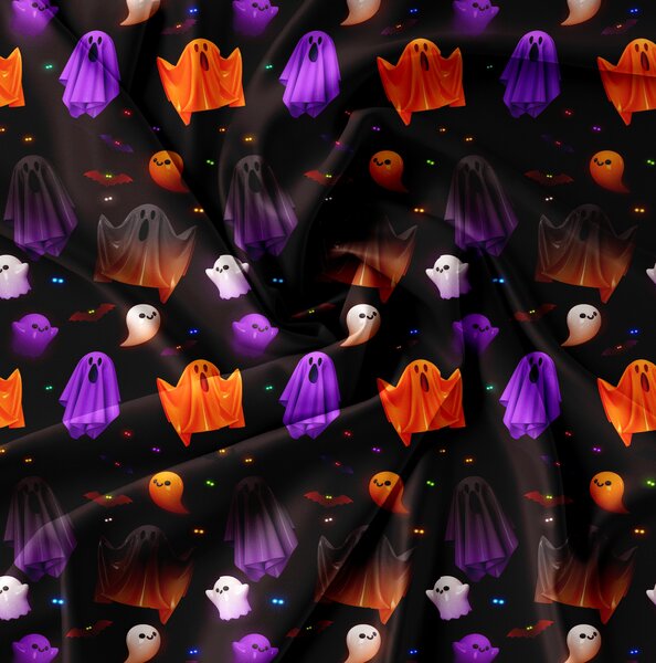 Posteljina od mikrovlakana SPOOKY SOIREE crna Dimenzije posteljine: 2 kom 70 x 80 cm | 160 x 200 cm