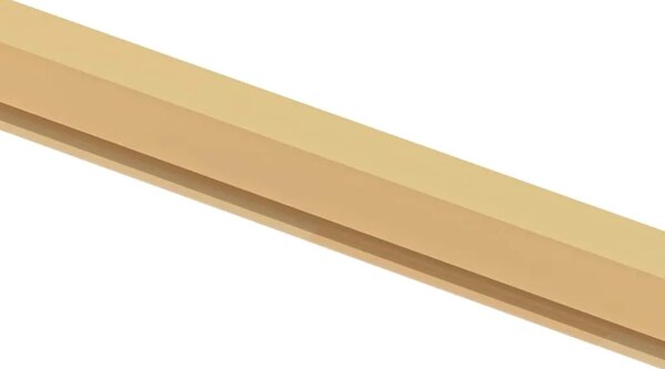 Sobna vrata tanka zlatna 102 5x201 5 cm kaljeno staklo - Zlatna i prozirna 102.5 x 201.5 cm 1 3 vodoravne šipke