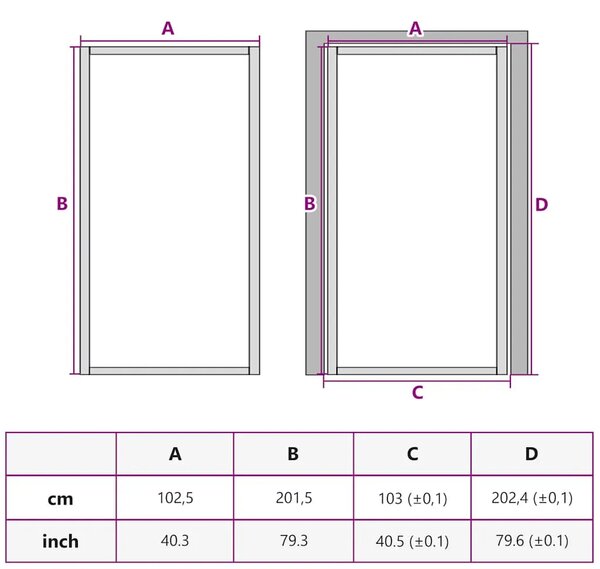 Sobna vrata tanka zlatna 102 5x201 5 cm kaljeno staklo - Zlatna i prozirna 102.5 x 201.5 cm 1 3 vodoravne šipke