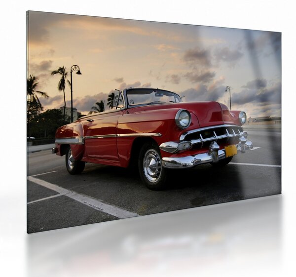 Staklena slika automobila (70x50 cm)