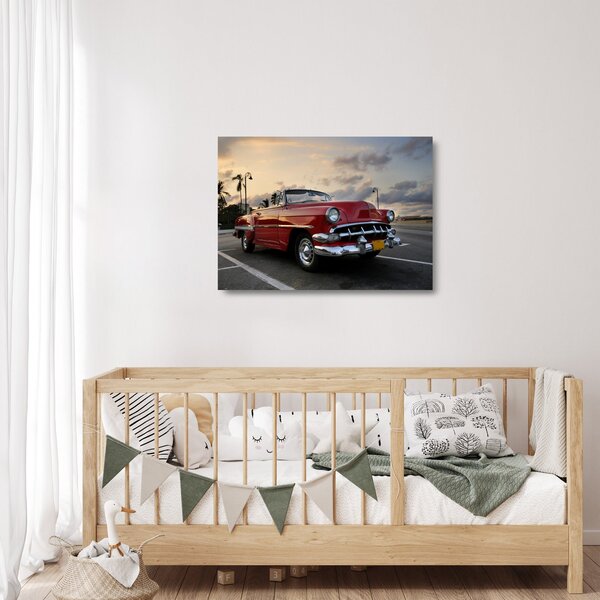 Staklena slika automobila (70x50 cm)