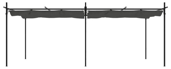 Pergola s pomičnim krovom antracit 589x292x230 cm - Antracit 589 x 292 x 230 cm 1 Antracit