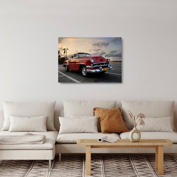 Staklena slika automobila (70x50 cm)