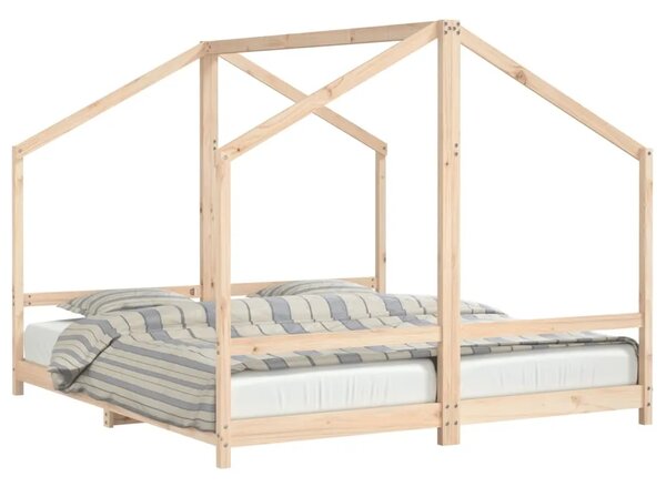 Okvir za dječji krevet 2x(90x200) cm od masivne borovine - Prirodna 2 x (90 x 200) cm Prirodna 2 x (90 x 200) cm