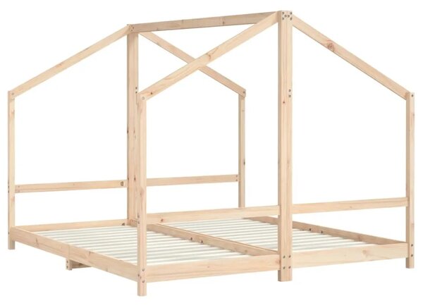 Okvir za dječji krevet 2x(90x200) cm od masivne borovine - Prirodna 2 x (90 x 200) cm Prirodna 2 x (90 x 200) cm