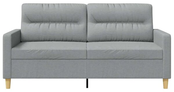 Dvosjed od tkanine svjetlosivi 140 cm - Svjetlosiva 1 140 cm Svjetlosiva