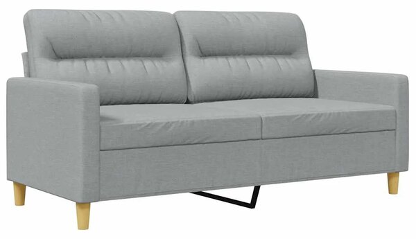 Dvosjed od tkanine svjetlosivi 140 cm - Svjetlosiva 1 140 cm Svjetlosiva