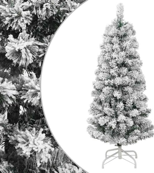 Umjetno božićno drvce sa šarkama i snijegom 150 cm - 150 cm 1 Osnovni 1