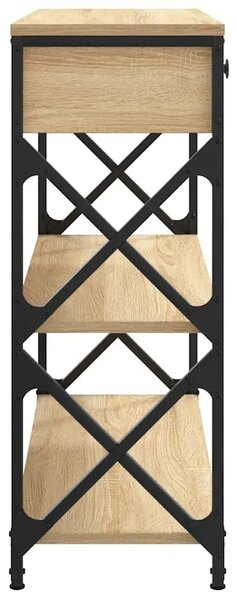 Konzolni stol boja hrasta sonome 75x28x75 cm konstruirano drvo - sonoma hrast 1 75 cm Sonoma hrast