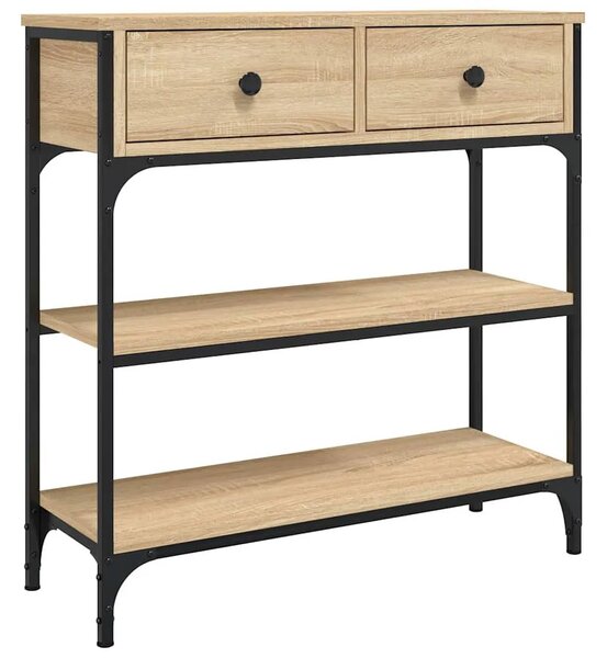 Konzolni stol boja hrasta sonome 72 5x25x75cm konstruirano drvo - sonoma hrast 1 72.5 cm Sonoma hrast