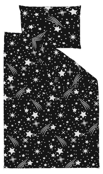 Pamučna posteljina NIGHT SKY crna