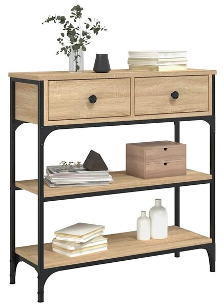 Konzolni stol boja hrasta sonome 72 5x25x75cm konstruirano drvo - sonoma hrast 1 72.5 cm Sonoma hrast