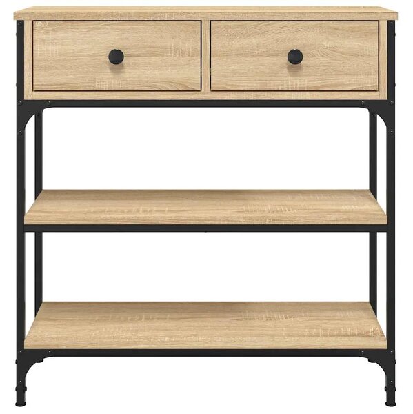 Konzolni stol boja hrasta sonome 72 5x25x75cm konstruirano drvo - sonoma hrast 1 72.5 cm Sonoma hrast
