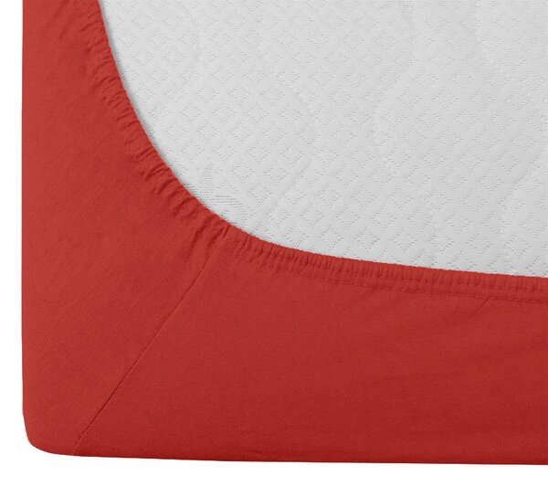 Jersey plahta crvena 90 x 200 cm