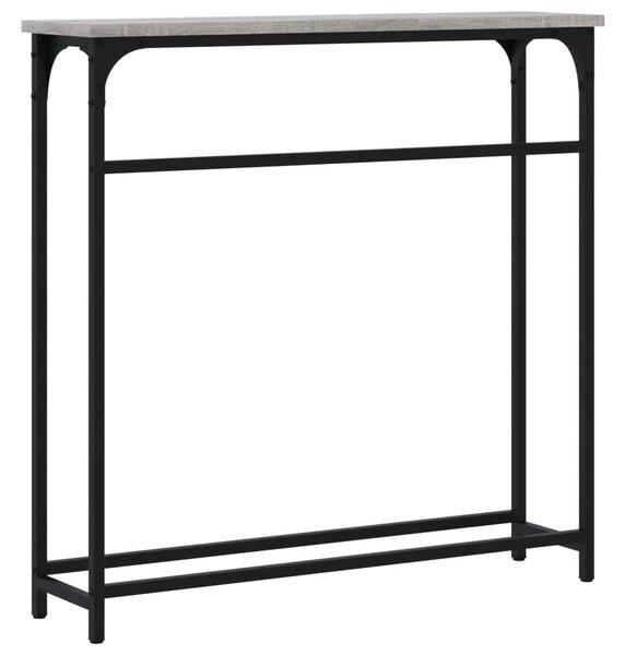 Konzolni stol siva boja hrasta 75x19 5x75 cm konstruirano drvo - Sivi hrast sonoma 1 Sivi hrast sonoma