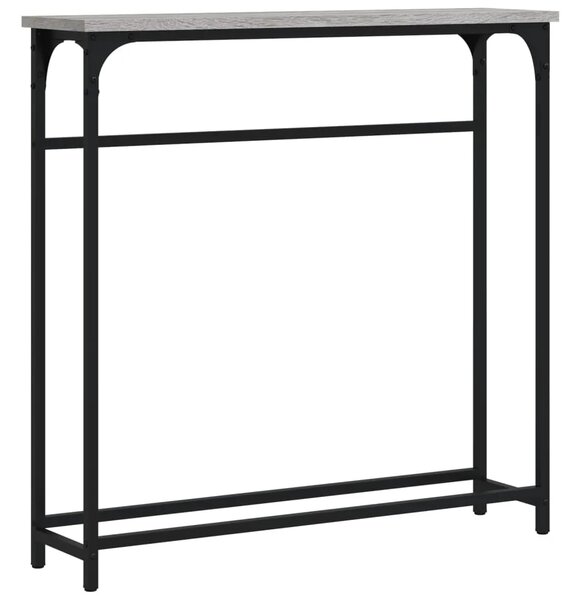 Konzolni stol siva boja hrasta 75x19 5x75 cm konstruirano drvo - Sivi hrast sonoma 1 Sivi hrast sonoma