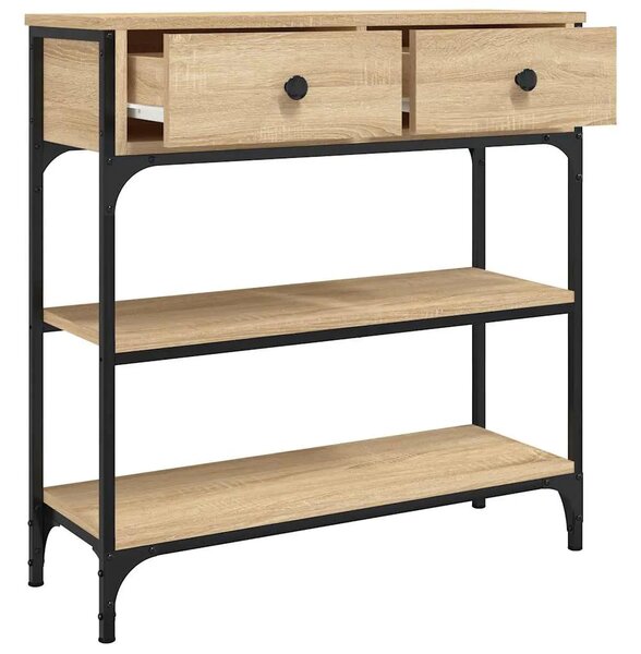 Konzolni stol boja hrasta sonome 72 5x25x75cm konstruirano drvo - sonoma hrast 1 72.5 cm Sonoma hrast