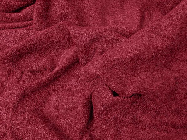 Frotirna plahta EXCLUSIVE bordo 90 x 200 cm