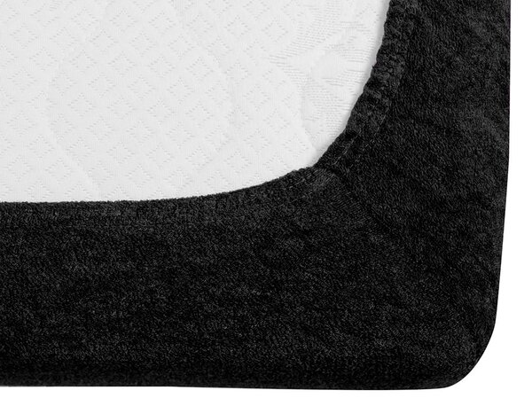 Frotirna plahta EXCLUSIVE crna 90 x 200 cm