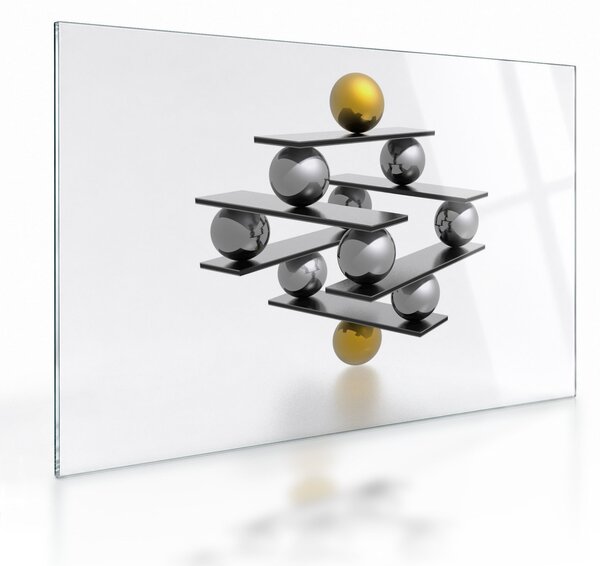 Staklena slika - Stabilnost (70x50 cm)