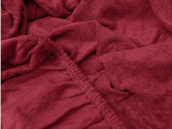 Frotirna plahta EXCLUSIVE bordo 90 x 200 cm