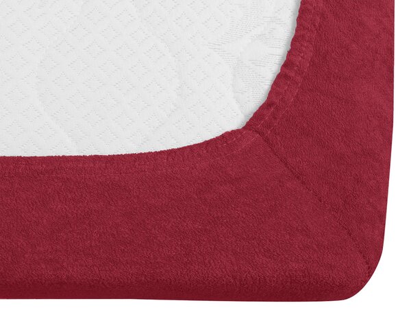 Frotirna plahta EXCLUSIVE bordo 90 x 200 cm