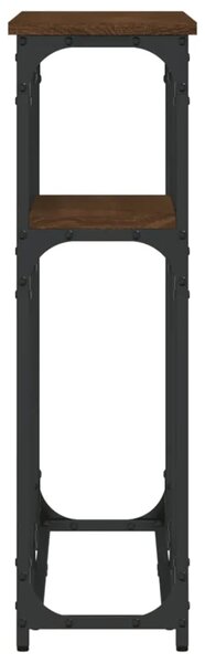Konzolni stol boja hrasta 90 x 22 5 x 75 cm konstruirano drvo - Smeđi hrast 1 90 cm Smeđi hrast