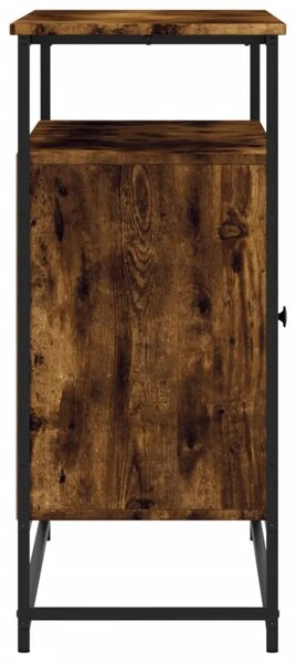 Komoda boja dimljenog hrasta 100x35x80 cm konstruirano drvo - Dimljeni hrast 1 Dimljeni hrast