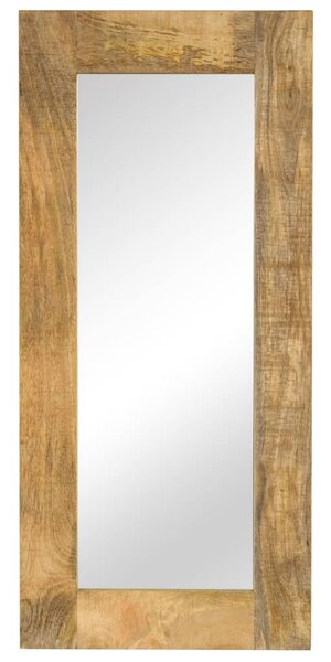 VidaXL Ogledalo od masivnog drva manga 50 x 110 cm