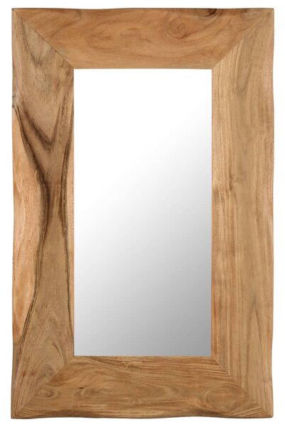 VidaXL Kozmetičko ogledalo od masivnog bagremovog drva 50 x 80 cm