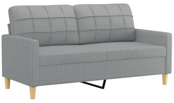 Dvosjed od tkanine svjetlosivi 140 cm - Svjetlosiva 140 cm Svjetlosiva 140 cm
