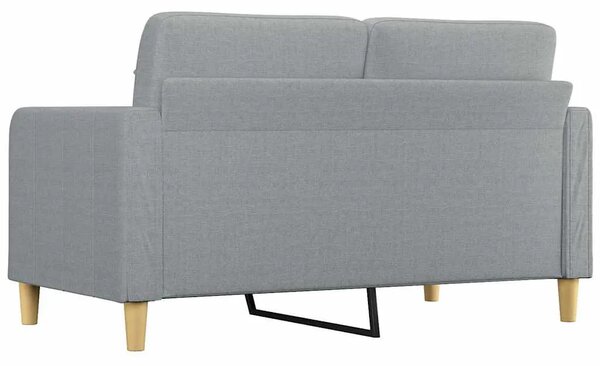 Dvosjed od tkanine svjetlosivi 140 cm - Svjetlosiva 140 cm Svjetlosiva 140 cm