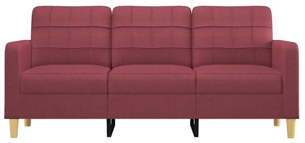 Trosjed od tkanine crvena boja vina 180 cm - boja crnog vina 180 cm Boja crnog vina 180 cm