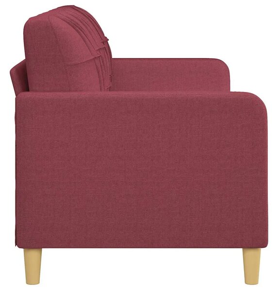 Trosjed od tkanine crvena boja vina 180 cm - boja crnog vina 180 cm Boja crnog vina 180 cm