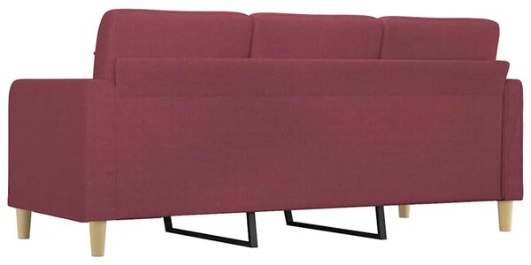 Trosjed od tkanine crvena boja vina 180 cm - boja crnog vina 180 cm Boja crnog vina 180 cm