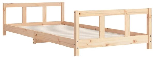 Okvir za dječji krevet 90 x 200 cm od masivne borovine - Prirodna 90 x 200 cm Prirodna 90 x 200 cm