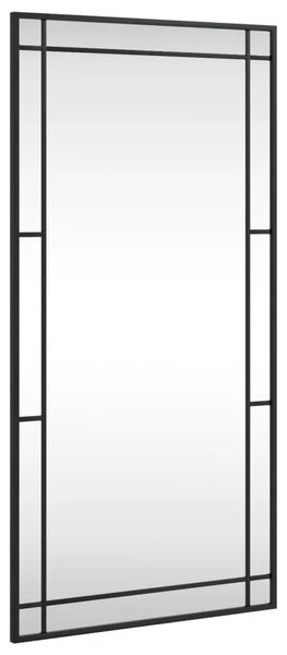 Zidno ogledalo crno 50 x 100 cm pravokutno željezno - 50 x 100 cm 1 50 x 100 cm