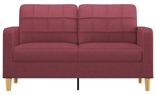Dvosjed od tkanine crvena boja vina 140 cm - boja crnog vina 140 cm Boja crnog vina 140 cm