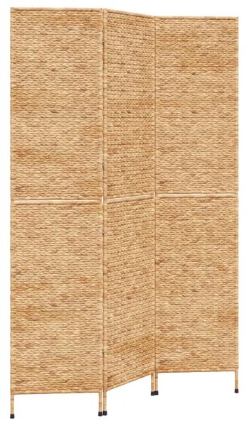 Paravan - Sobna pregrada s 3 panela 122 x 180 cm od vodenog zumbula - Svjetlosmeđa 122 x 180 cm 1 1