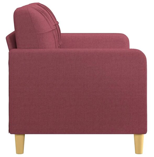 Dvosjed od tkanine crvena boja vina 140 cm - boja crnog vina 140 cm Boja crnog vina 140 cm
