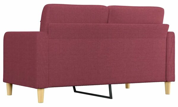 Dvosjed od tkanine crvena boja vina 140 cm - boja crnog vina 140 cm Boja crnog vina 140 cm