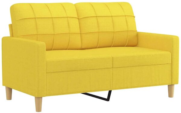 Dvosjed od tkanine svjetložuti 120 cm - Svjetložuta 120 cm Svjetložuta 120 cm
